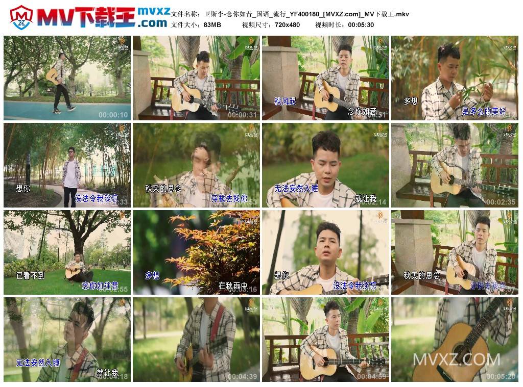 卫斯李-念你如昔_国语_流行_YF400180